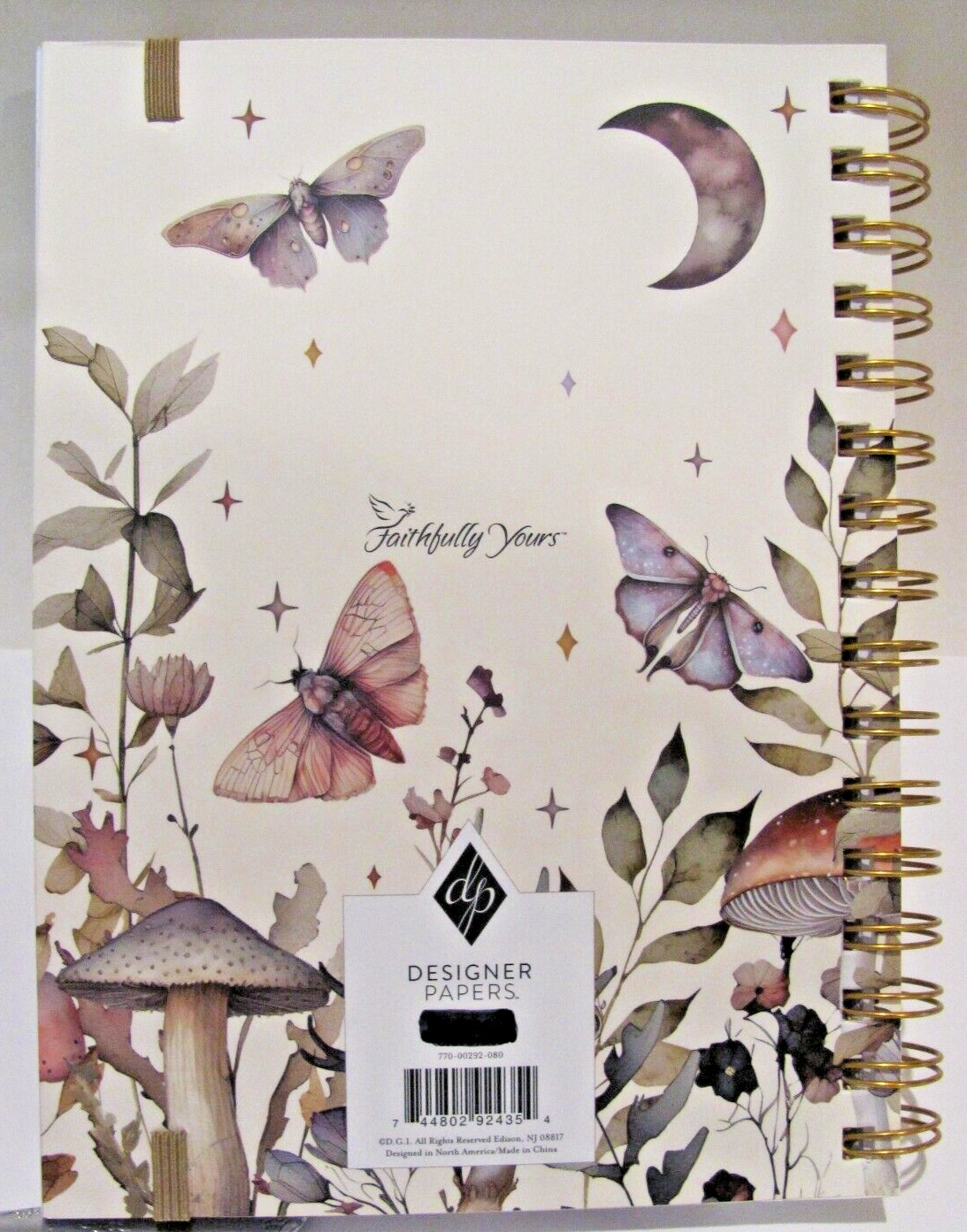 Jeweled Journal by Designer Papers~”Micah 7:8″ ~6 ” x 8 1/4″~Lined Pages~(New)