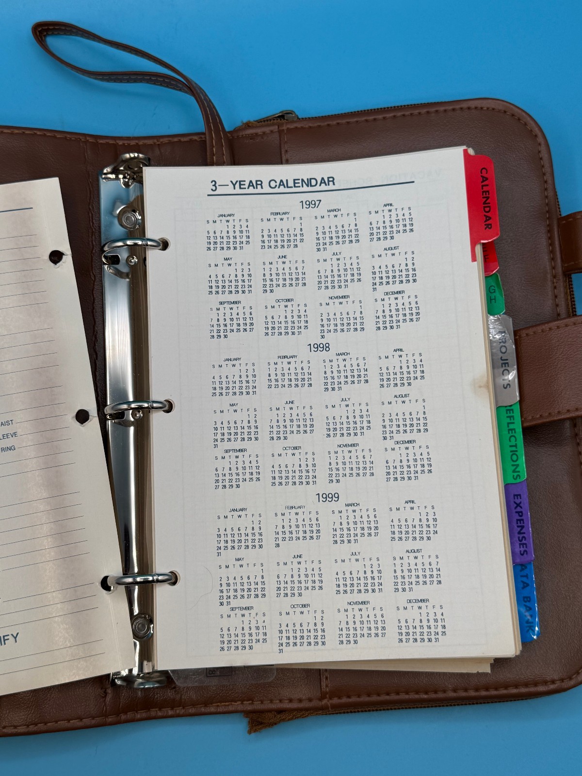 RARE AMD Ring Bound Personal Planner Vintage ’97, ’98, 99′