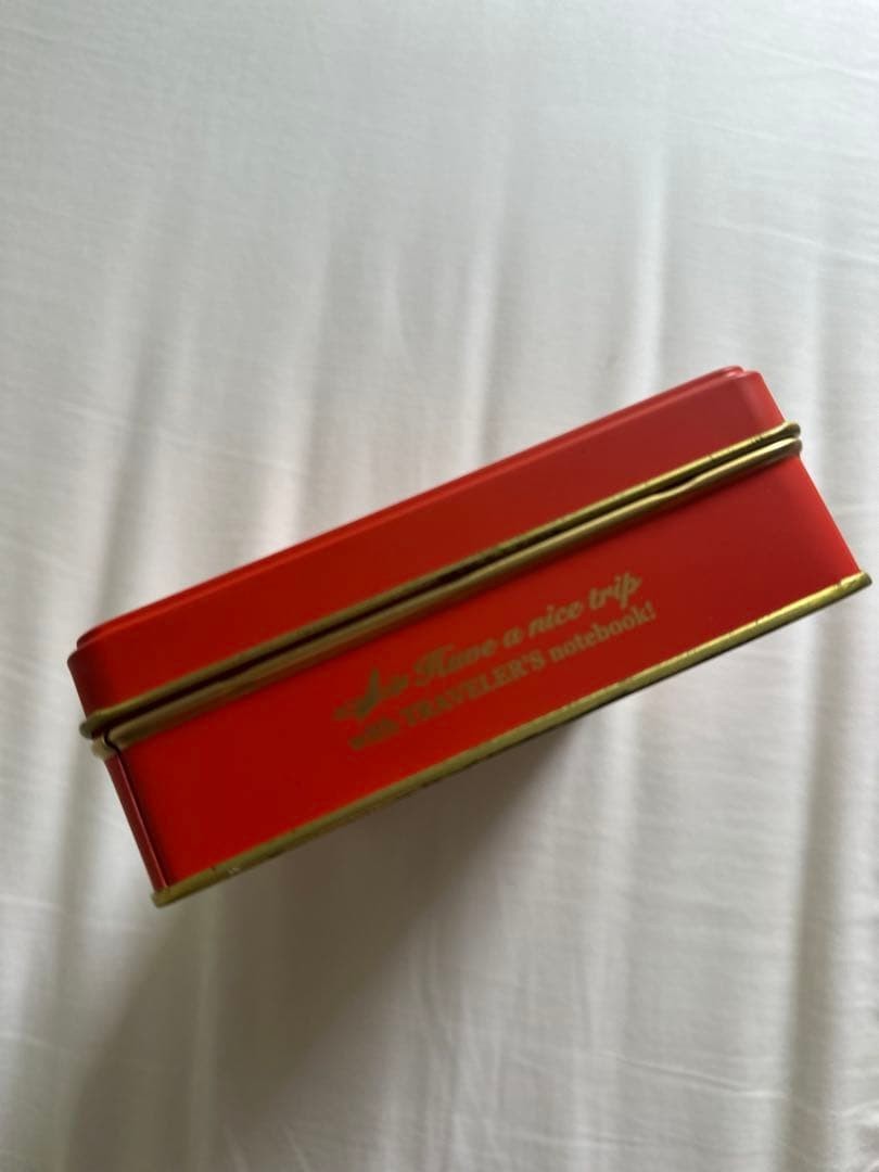 Traveler’s notebook factory 10th Anniversary Orange box and sticker only