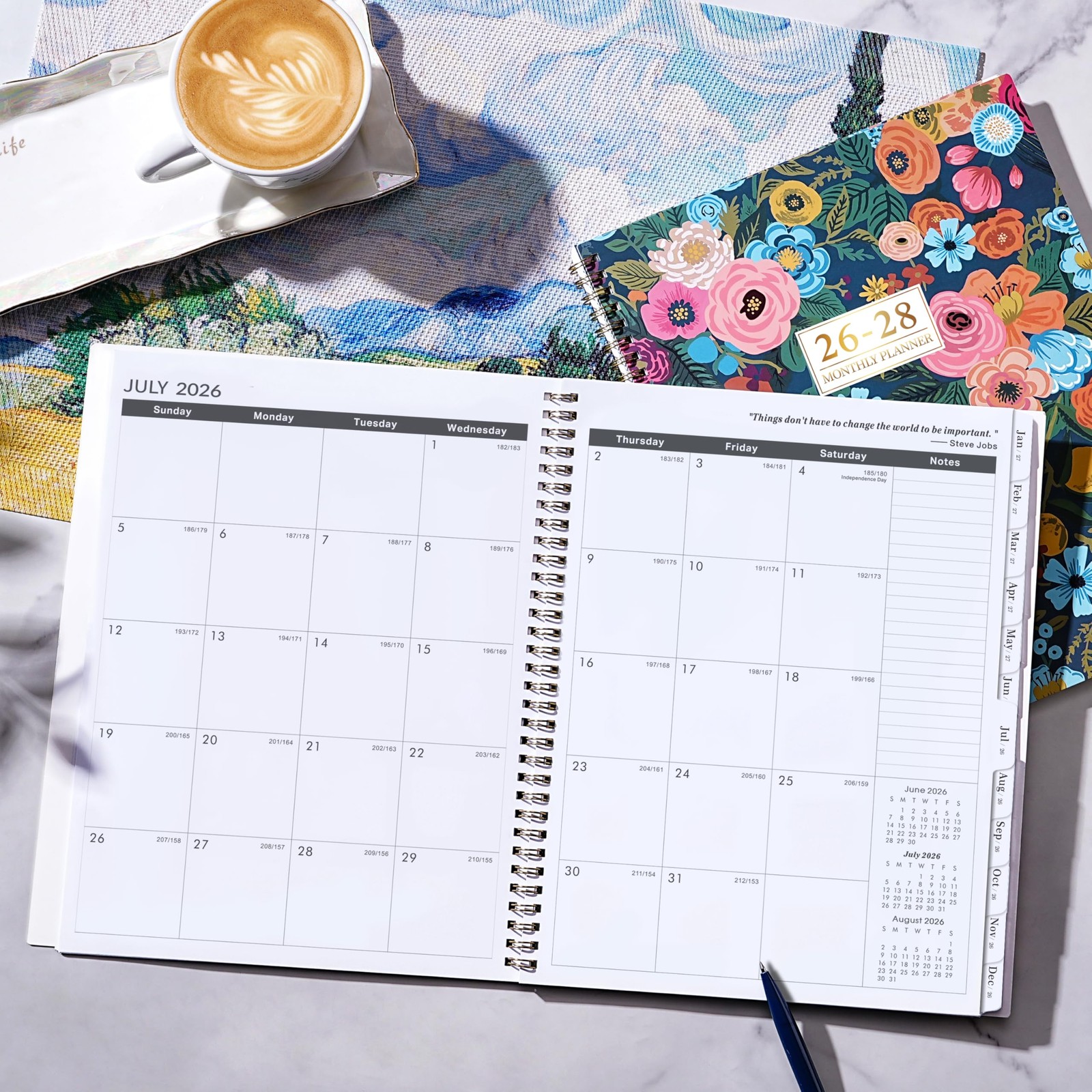 2026-2028 Monthly Planner – Planner, Jul. 2026 11 inches x 9