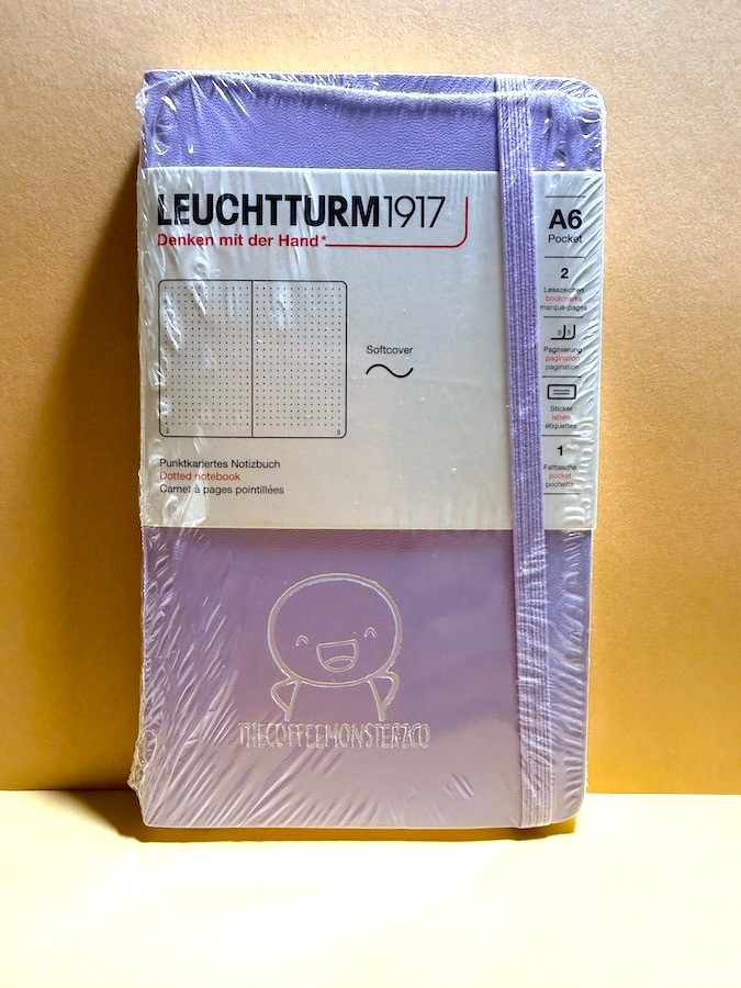 TheCoffeeMonsterzCo Emoti LEUCHTTURM 1917 Pocket Notebook LILAC Softcover TCMC