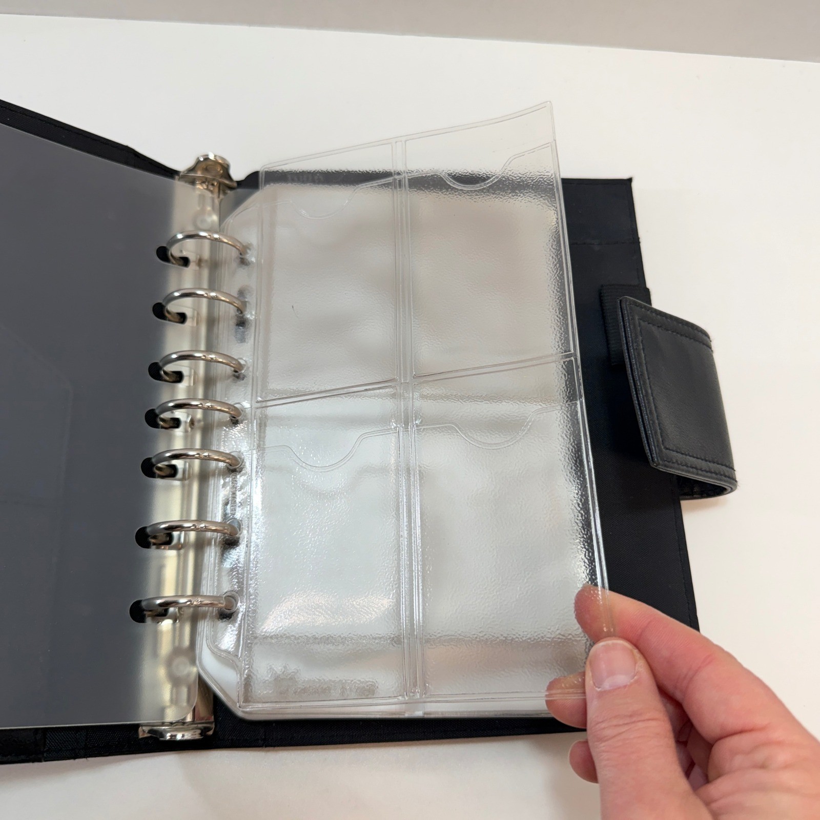 Day-Timer Personal Organizer Desk Size Black Planner 7-Ring Binder Navigator