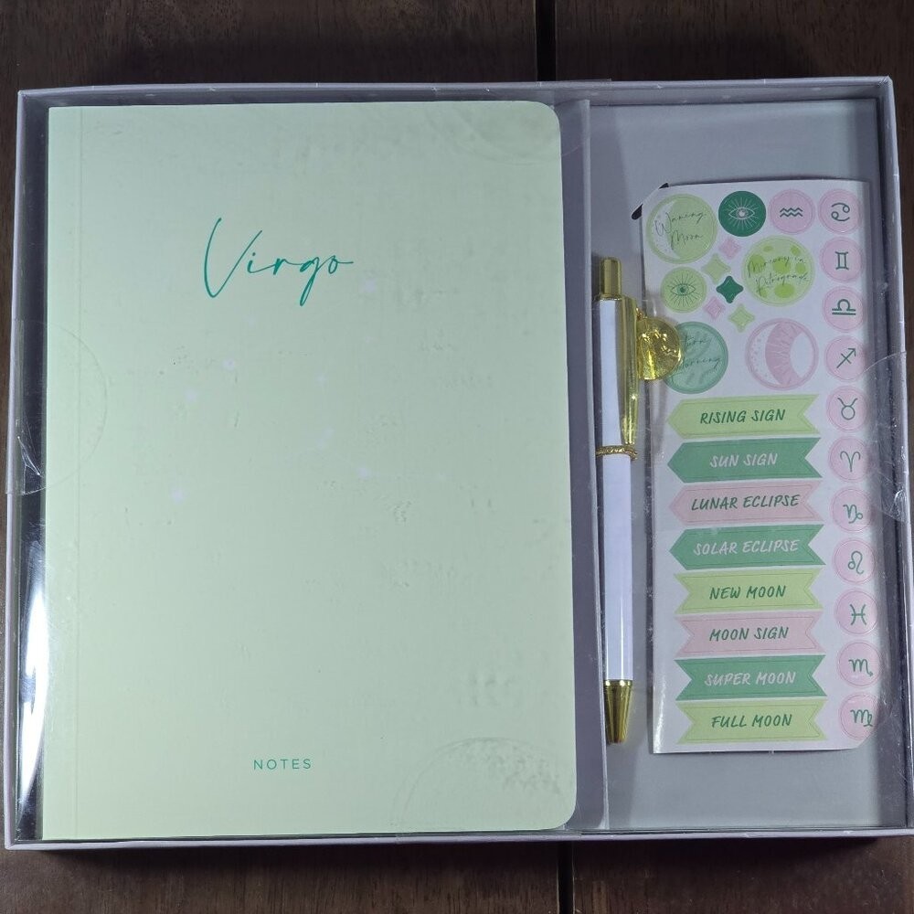 Gartner Studios Virgo Astrology Casebound Flex Journal Set, 5.75×8.125, 96 Sheet