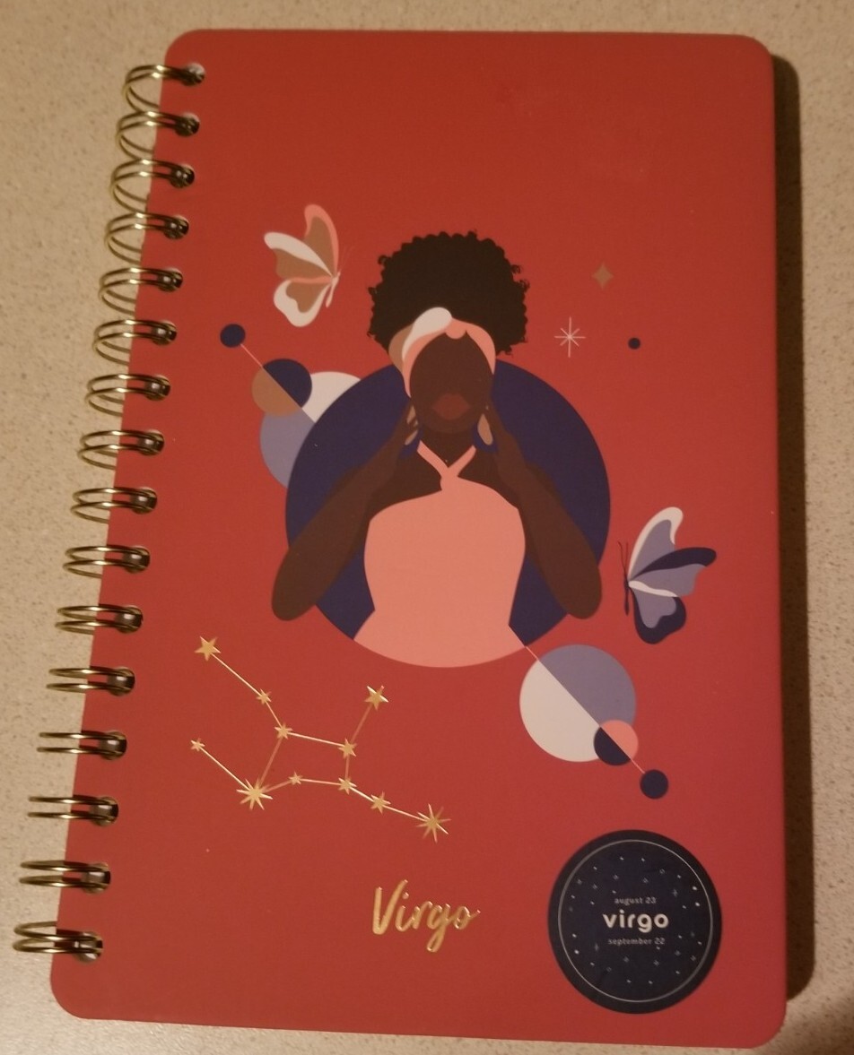 Be Rooted Zodiac (Virgo) Lined Journal Diary Book Hard Bound NEW