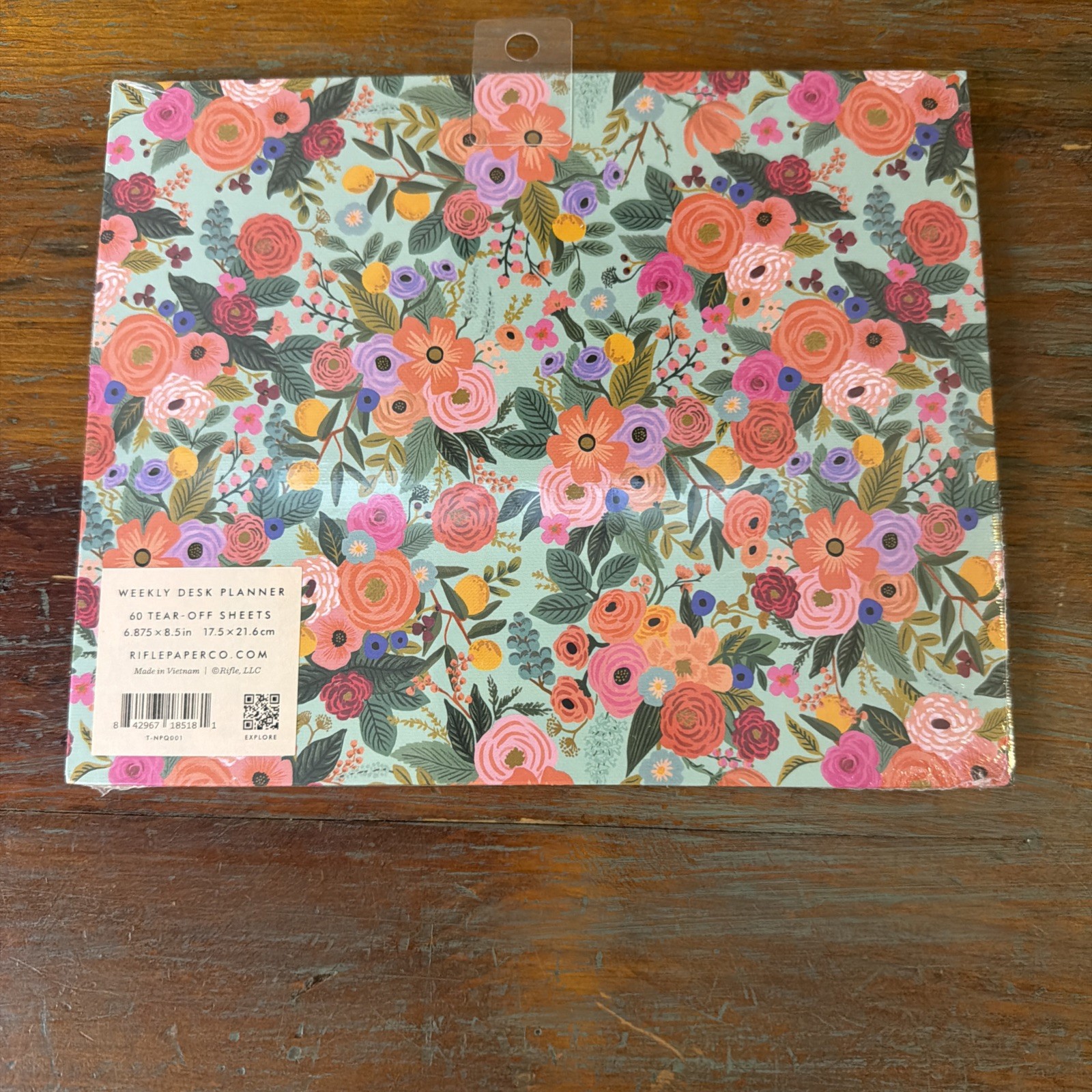Rifle Paper Co. Weekly Planner & To Do Magnetic Note Pad. All New In Garden Rose