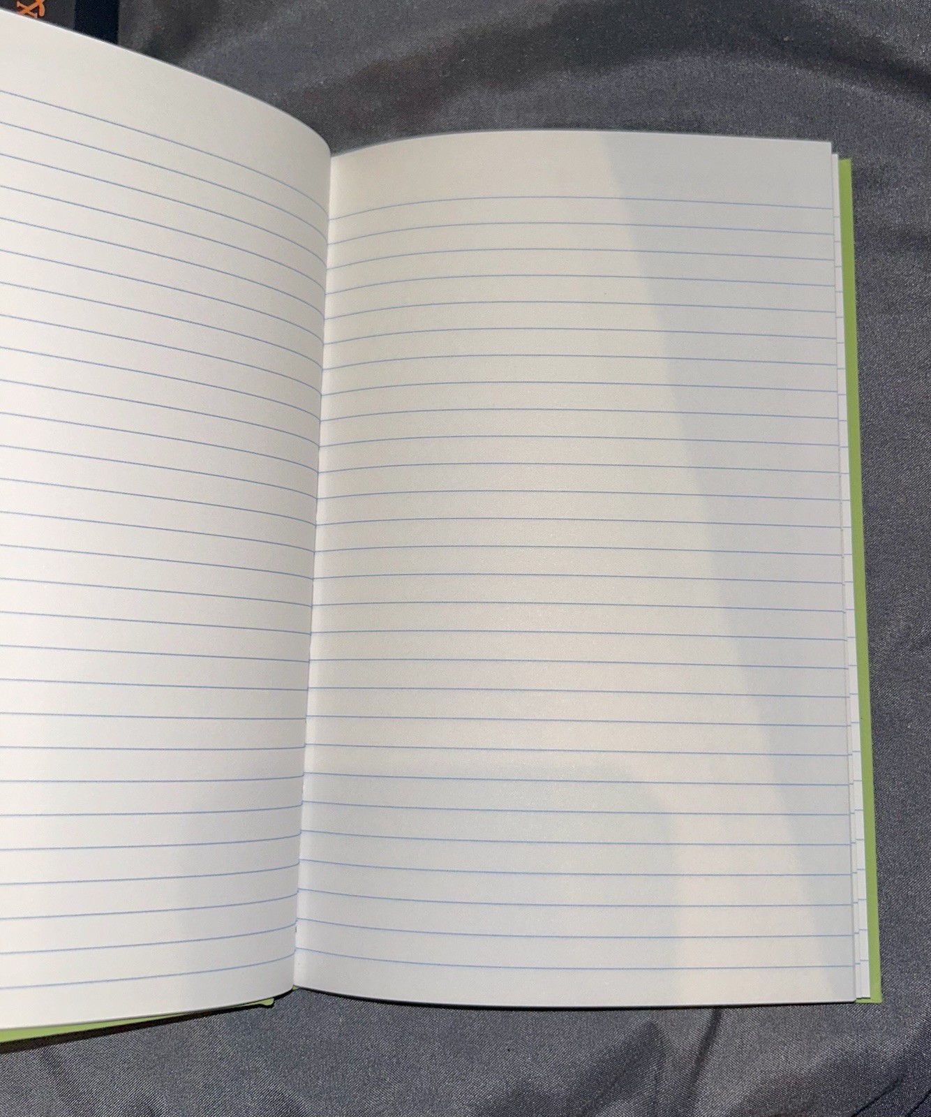 Green Hard Cover Ruled Notebook, New Lines Journal Diary