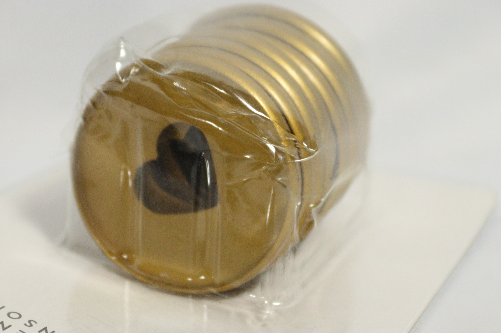Happy Planner 9 Pcs Gold Classic Expander Plastic Discs Heart Center