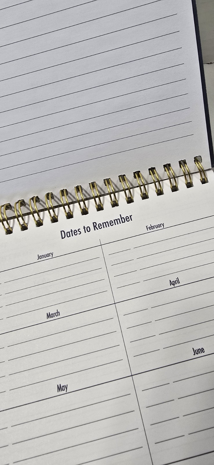 Top Bound Task Planner Spiral -Undated w/ water tracker Pulsar #19097 ~8″ x5.75″