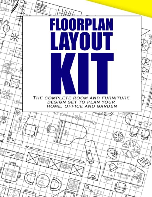 Floorplan Layout Planner Kit: The complete room and 8.5 inches X 11