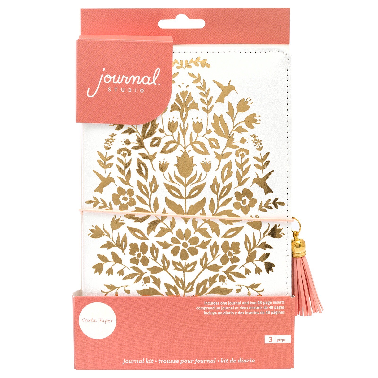 American Crafts Journal Studio Crate Paper Journal Kit & Two 48 Page Inserts