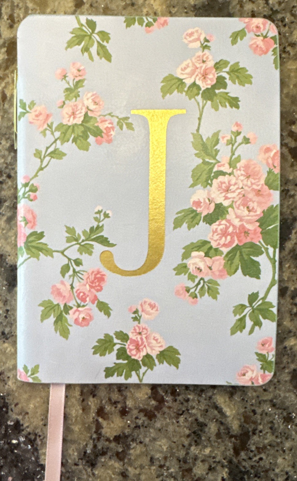Laura Ashley Letter “J” Journal With Pen Floral Pen Works 6.5×4.5 Inches New