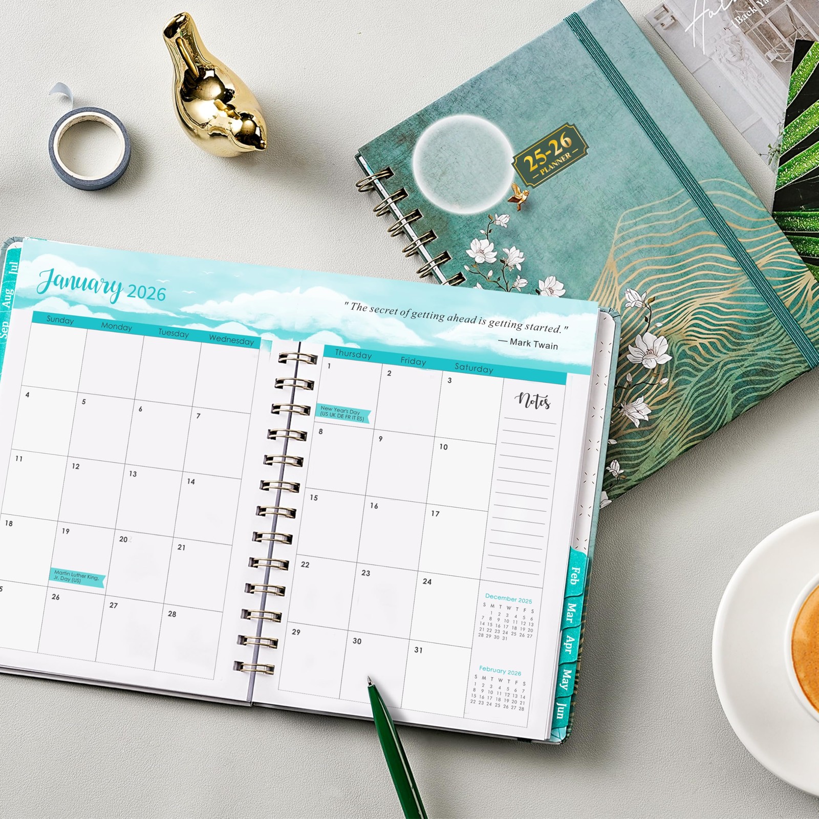 Planner 2025-2026 – JUL 2025 – JUN 2026, Academic Planner 2025-2026, Weekly