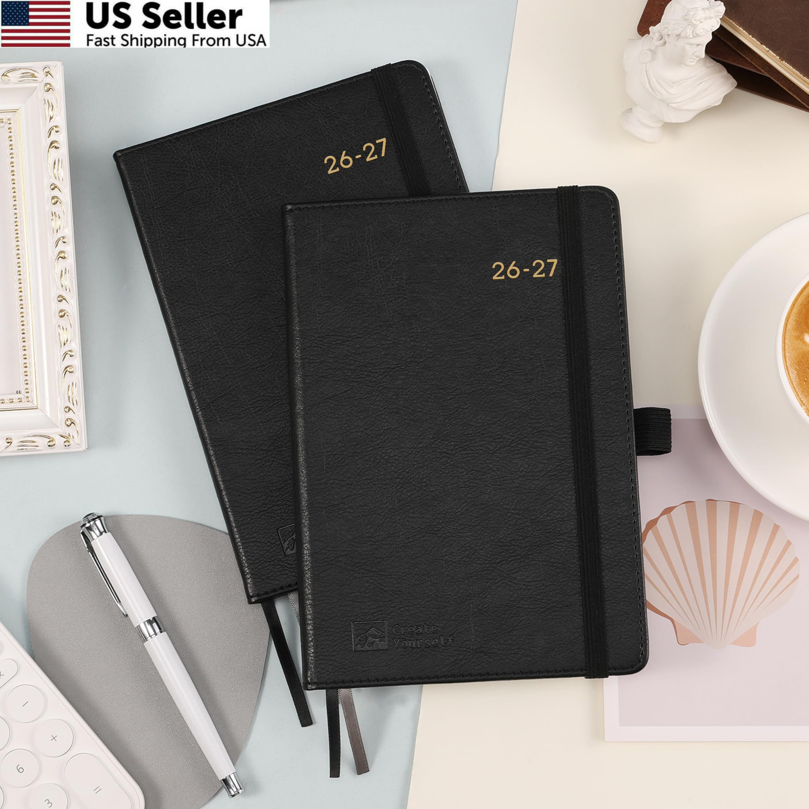 2026-2027 Planner – Academic Weekly Monthly Medium, Black