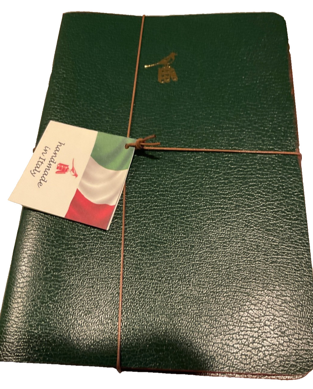 Bieffe~3 Journal/Notebook~hand-made in ITALY~Hunter Green~Perfect Gift~NWT~