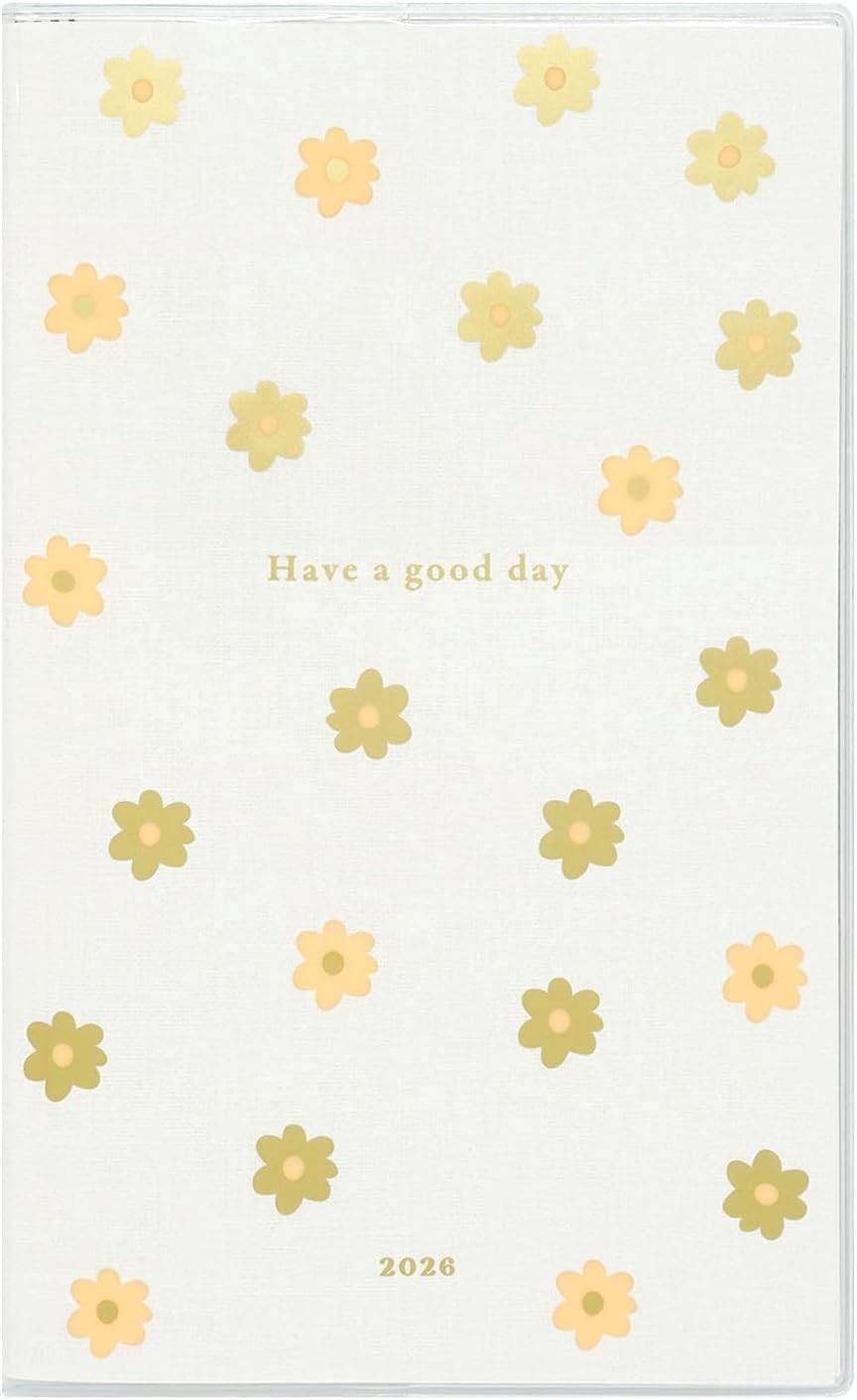 Greeting Life Chic 2026 Planner, B6 Slim, Monthly, Softcover, Flower, CD-1406-MM