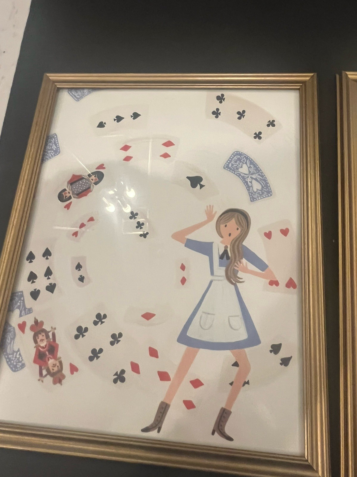 Rifle Paper Co Alice’s Adventures In Wonderland 2016 (6) 11” X 9” Framed Prints