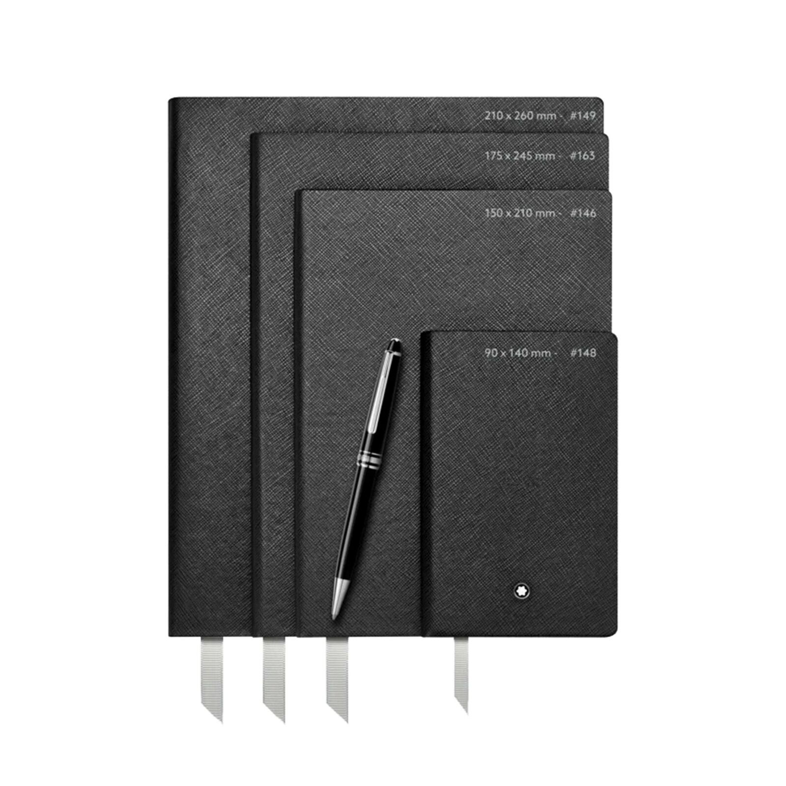 Montblanc Notebook #146 Pearl Edition Premium Paper Lined Silver Cut Notebook