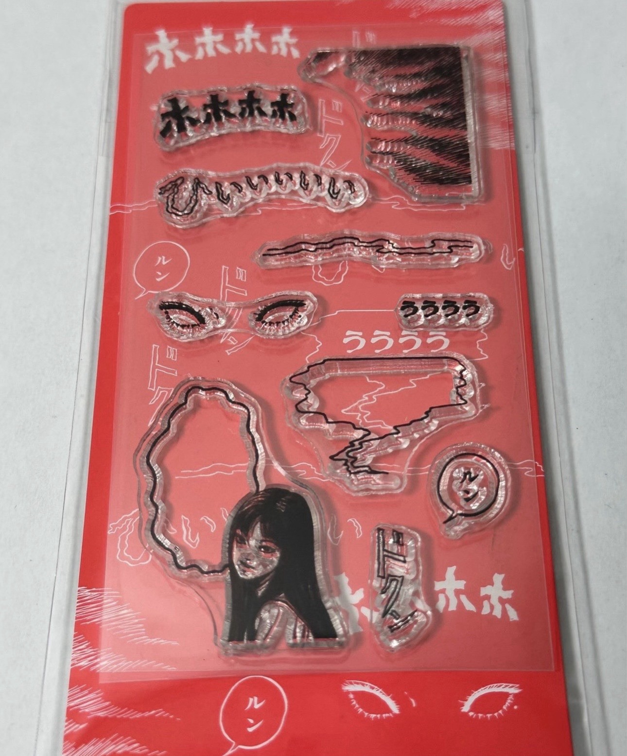 Hobonichi Techo 2026 Junji Ito Tomie Clear Stamp Set