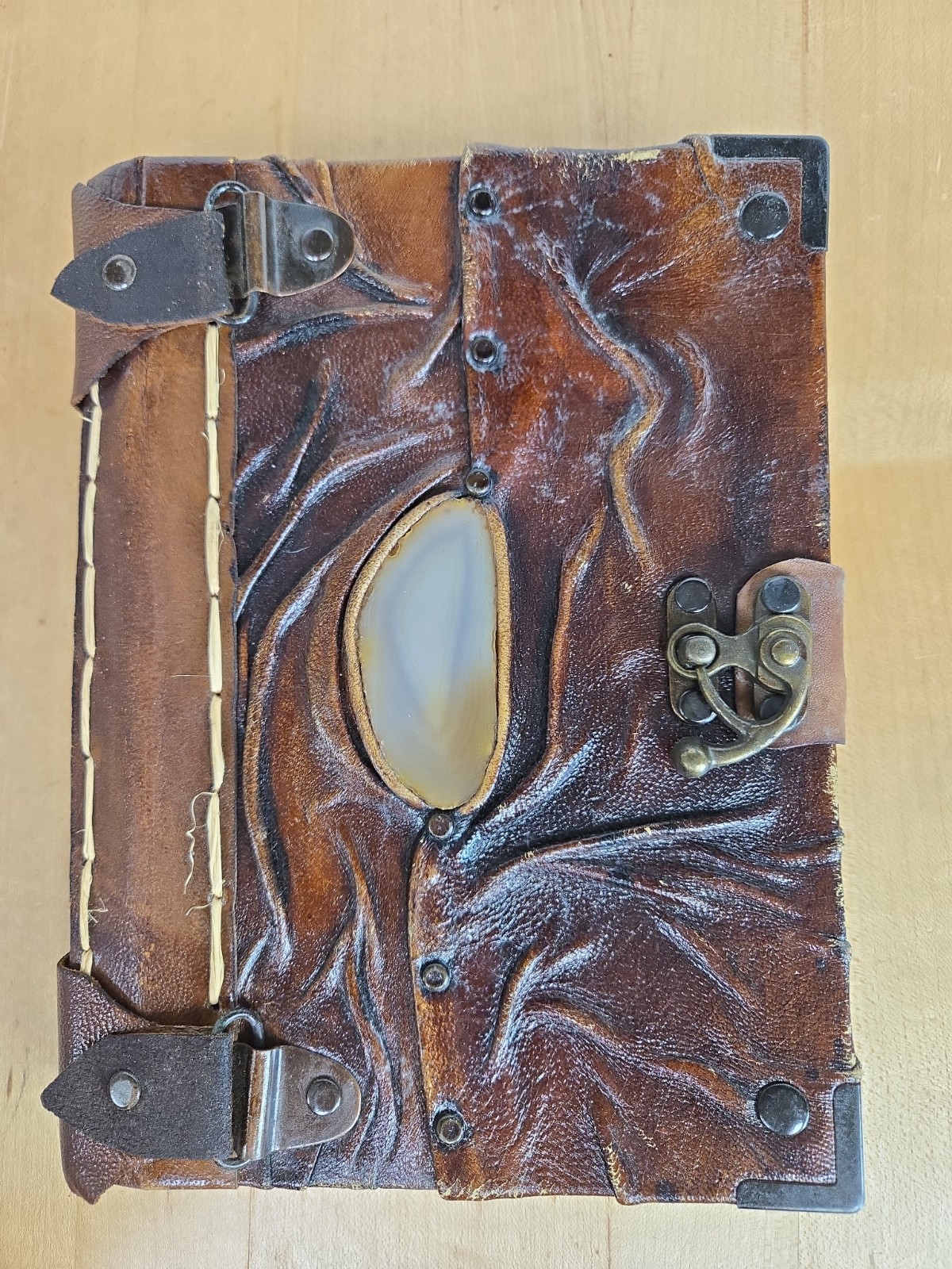 Travel Handmade Leather Blank Journal Fast Shipping