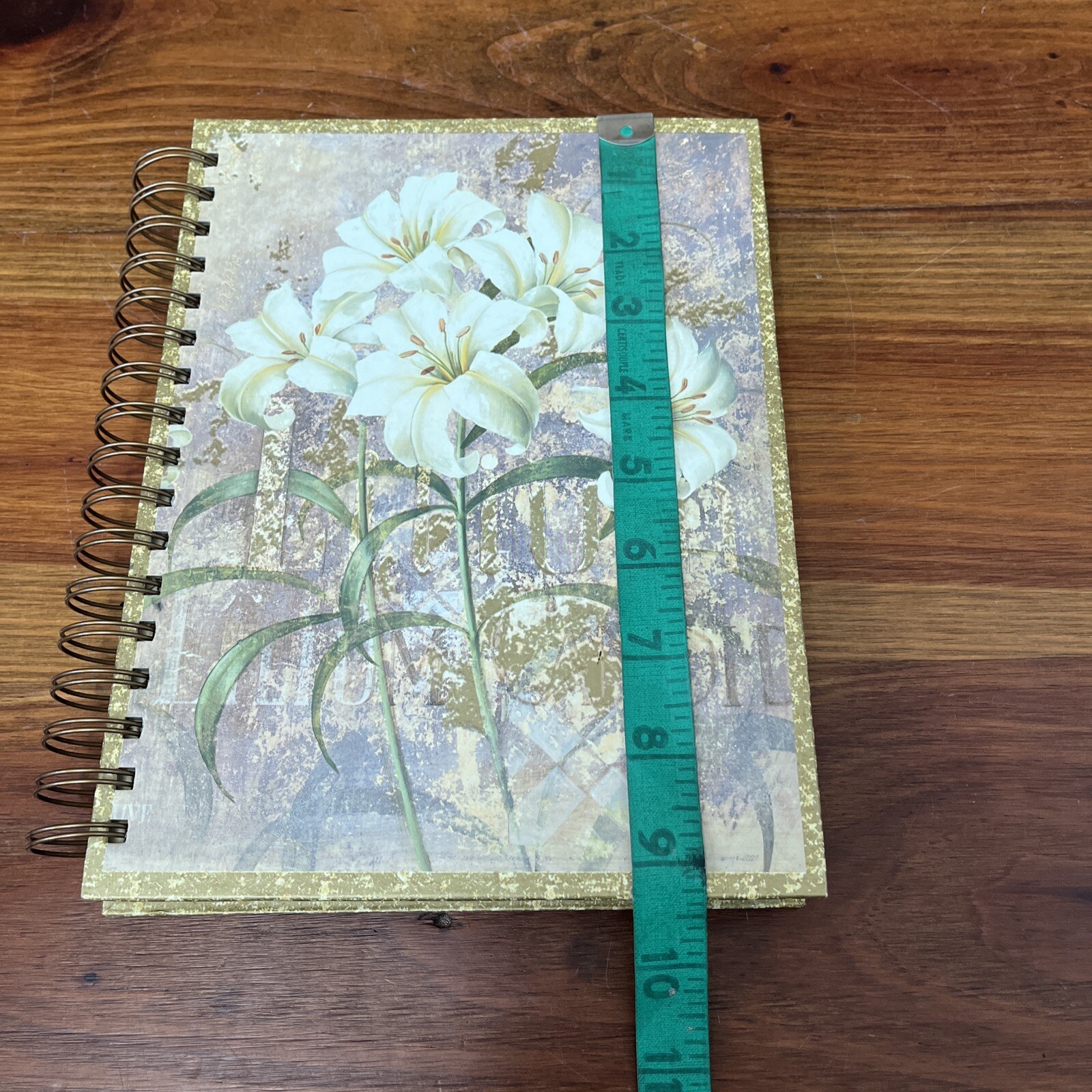 Spiral Journal/Notebook Lined Journal with Back Pocket and Hardcover 8.5″ X 6.4