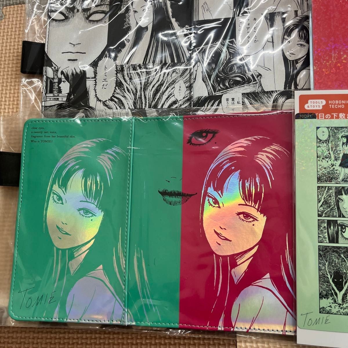 Hobonichi Techo 2026 Junji Ito Tomie Cover Set A6 & A5 + Pencil Board Shitajiki