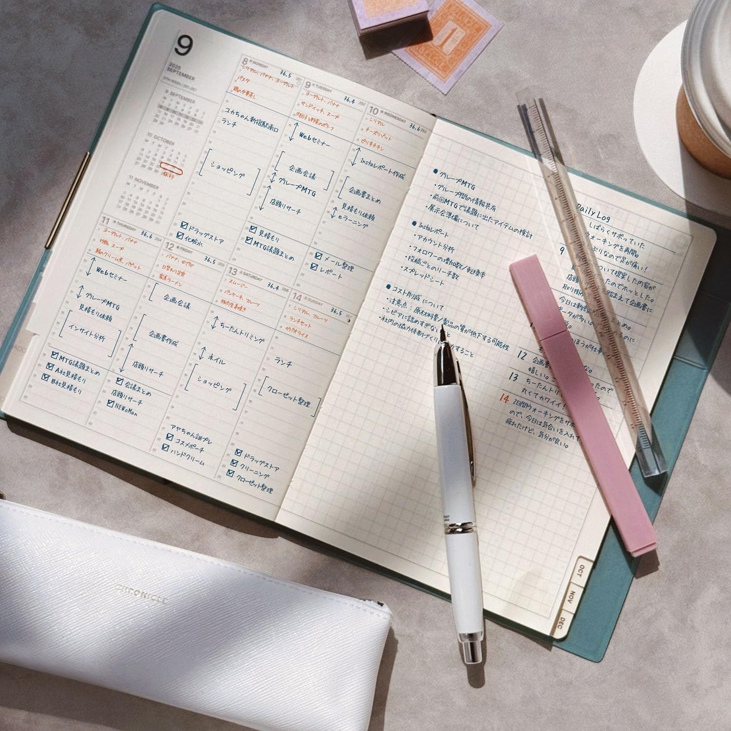 Laconic Planner 2026 March Start B6 Weekly Toytoytoy Orange LIM97-260OR