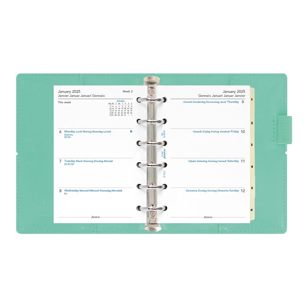 Filofax Domino Patent Organizer Pocket – Six Rings