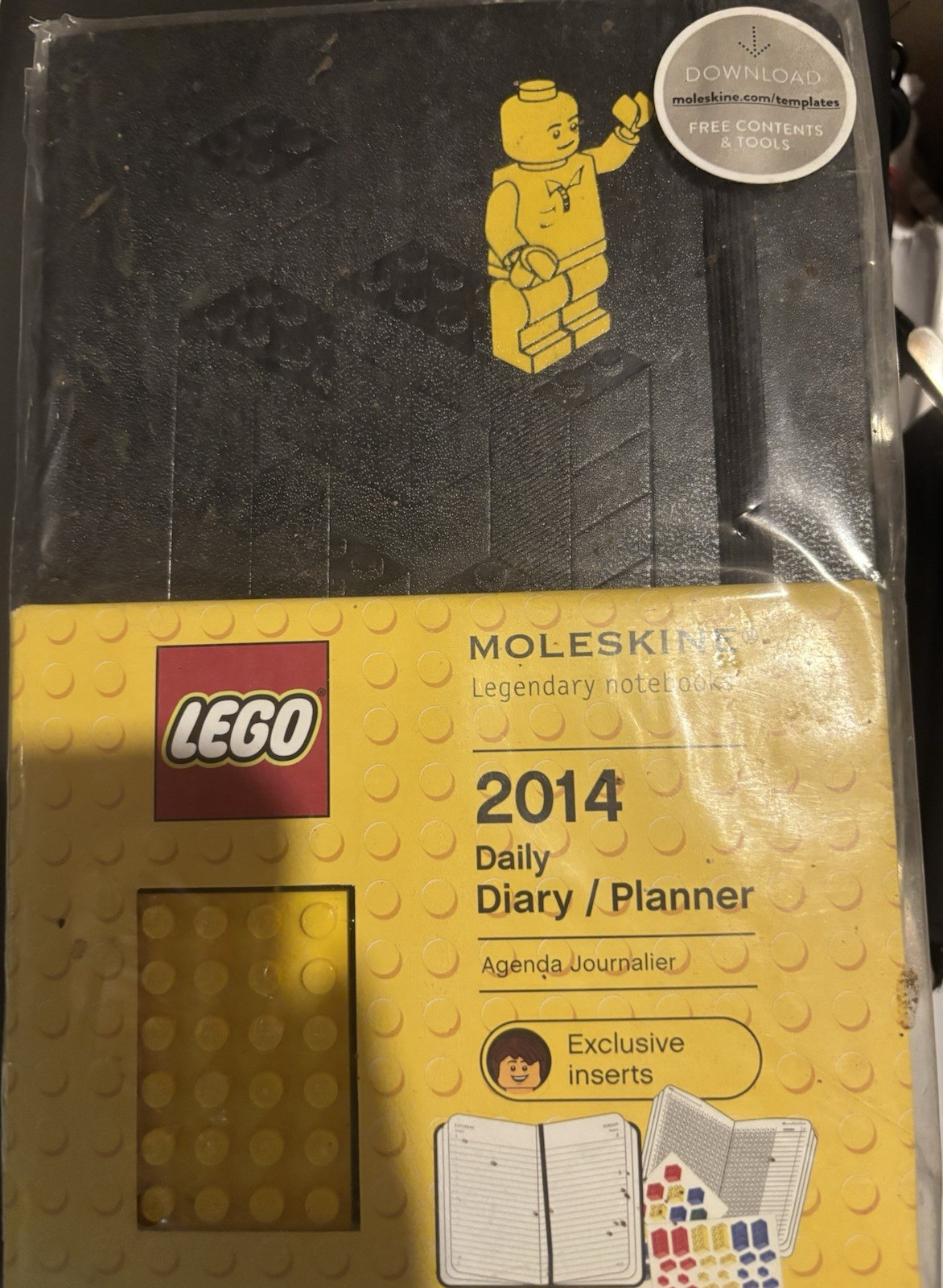 Moleskine LEGO 2014 Daily Planner Hard Cover 5 x 8¼ in