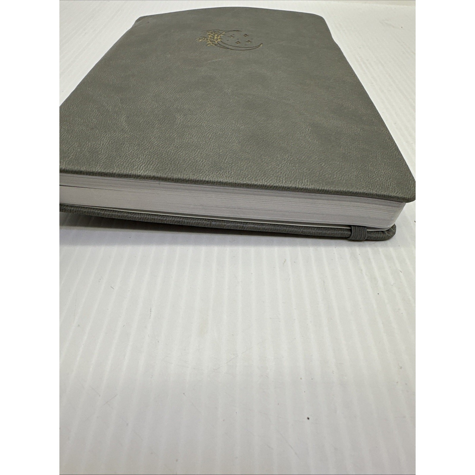 SIMSIMY Mental Health Journal , Gray Leather Bound Book {135}