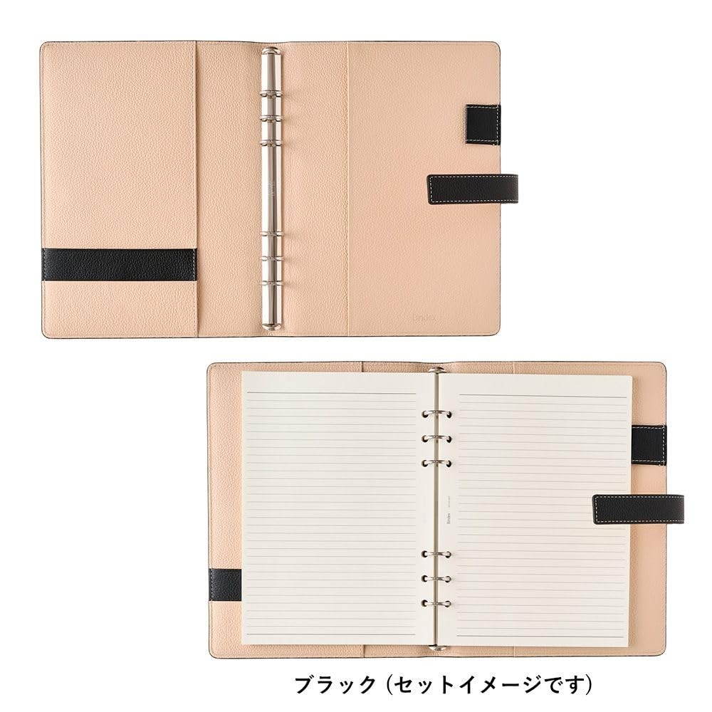 NOLTY Bindex System Organizer, NOLTY Unit A15, A5, 6-Hole, Black, AB0011