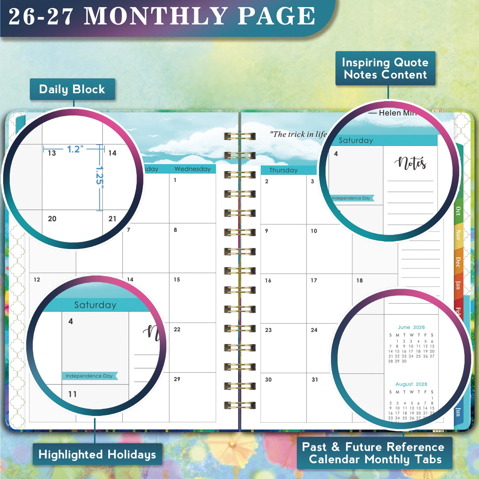 2026-2027 Planner – 2026-2027 Planner Weekly and Monthly, Calendar Monthly Pl…