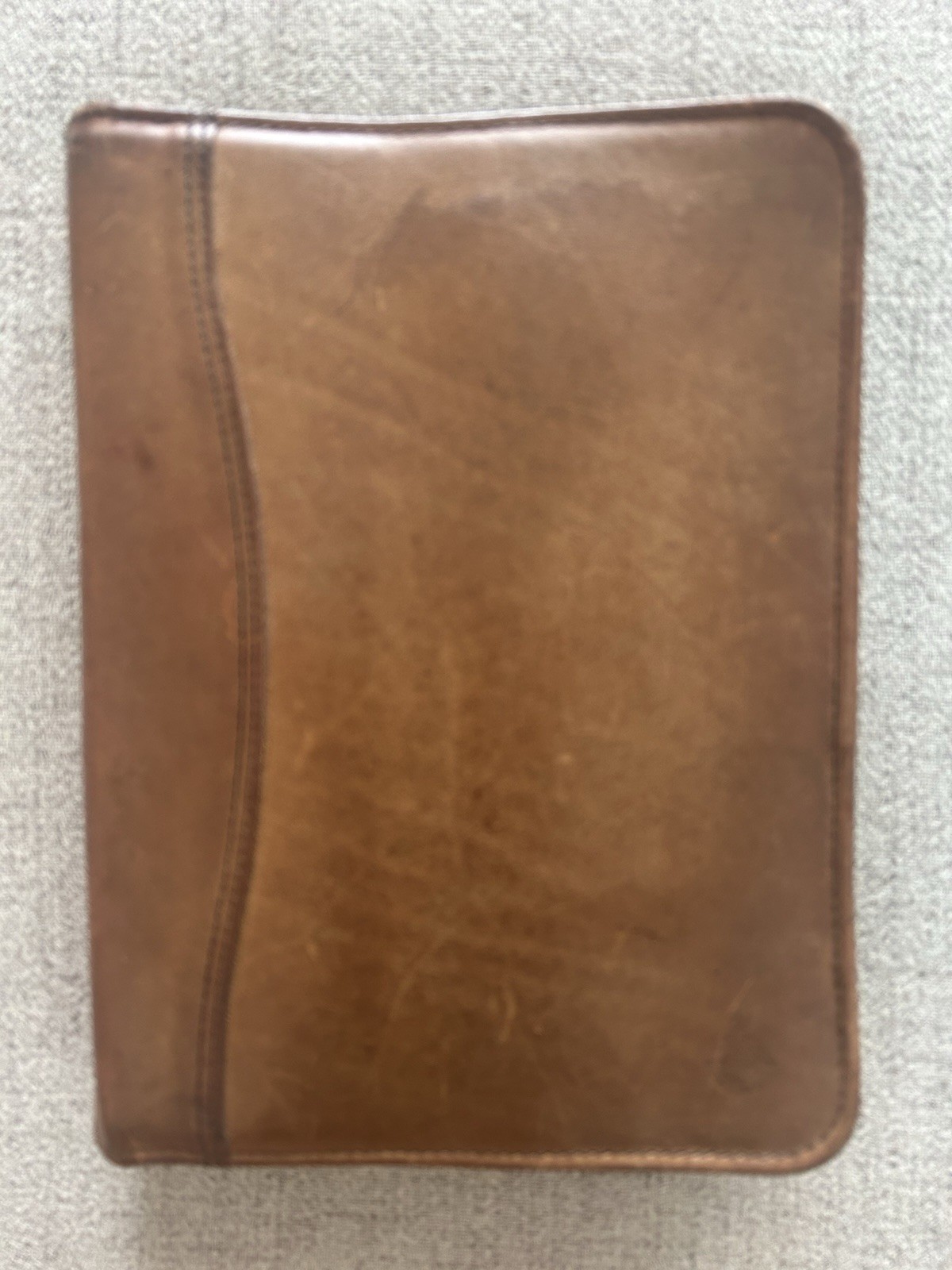 Vtg Franklin Covey Leather Planner 8×10 Zipper