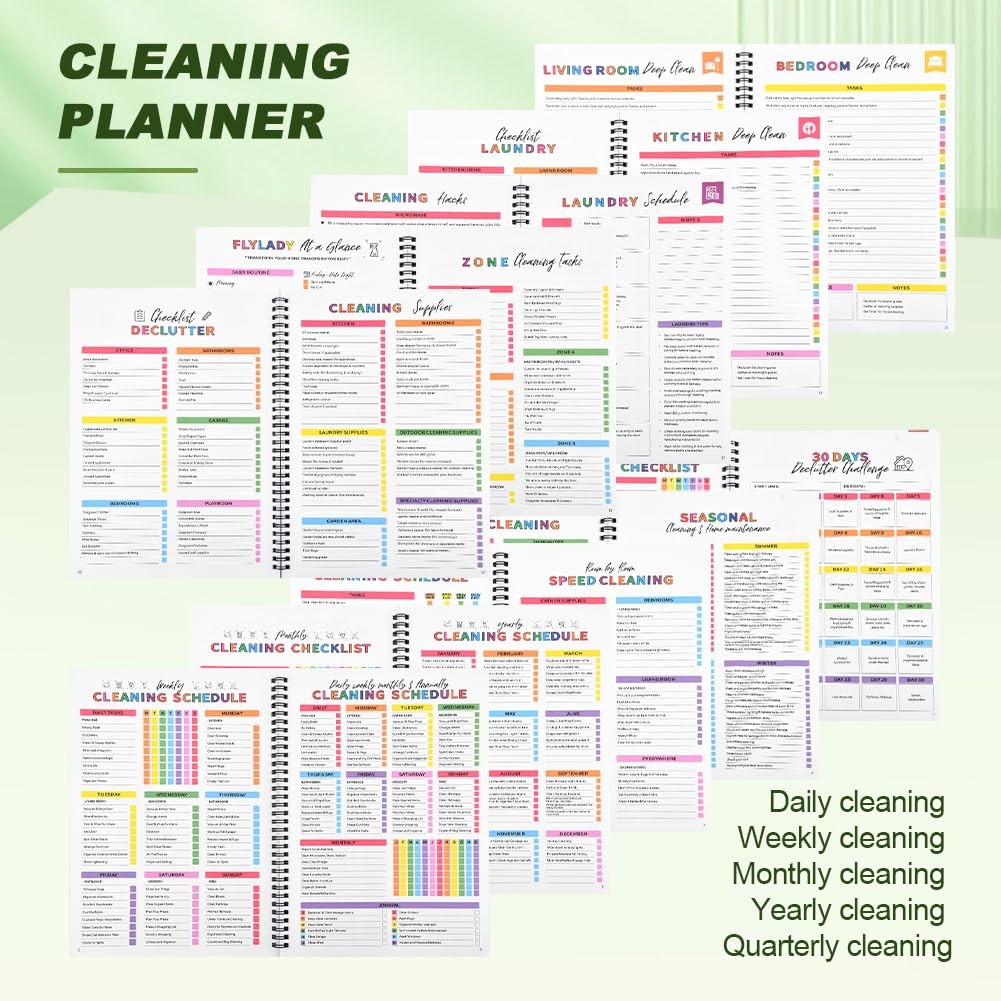 Adhd Cleaning Planner, Adhd Cleaning And Organizing Planner For Adults And