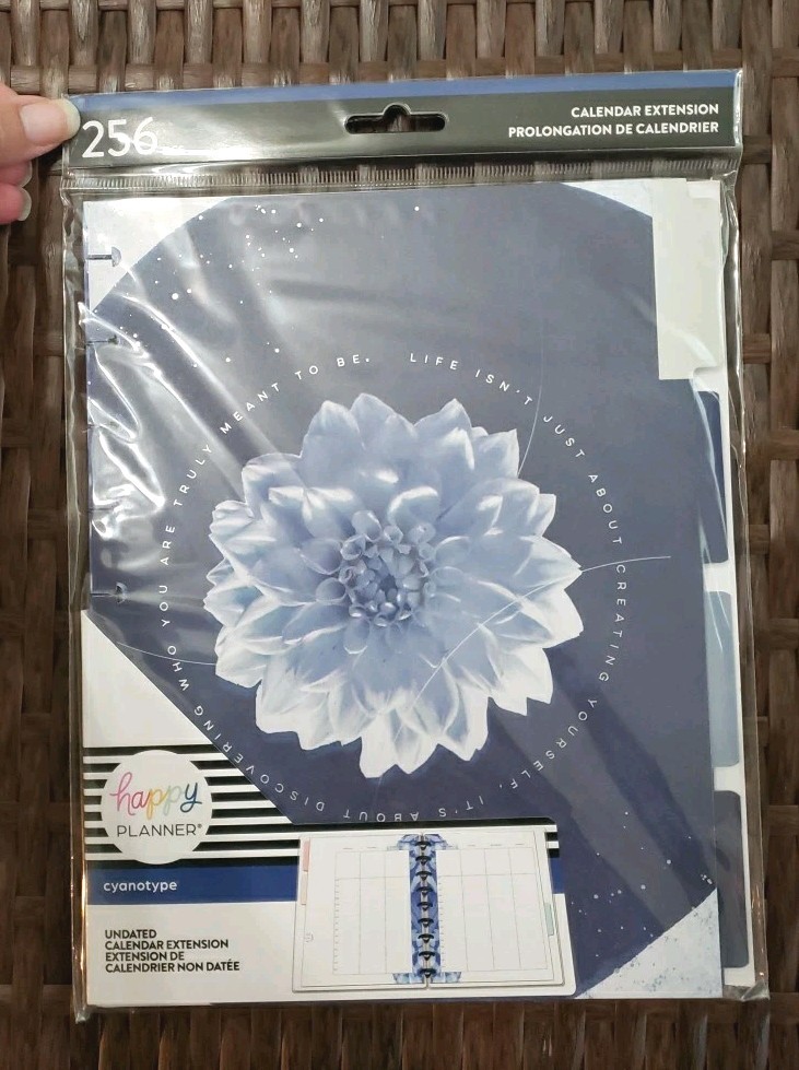 Happy Planner Cyanotype Vertical Hourly Classic Extension Pack 4 Months