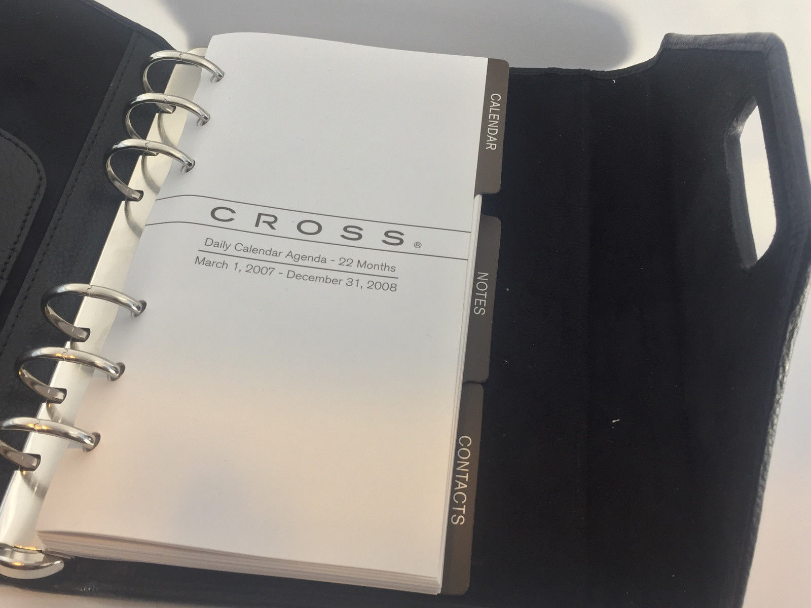 SALE CROSS AUTOCROSS LEATHER POCKET AGENDA CALENDAR (BLUE,TURQ,GOLD) (AC234) $49
