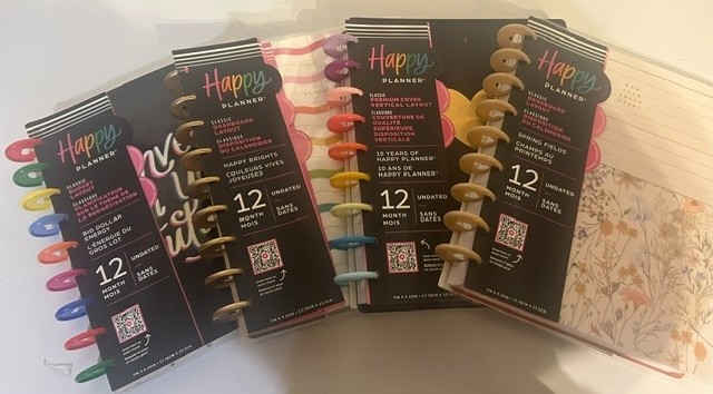 Lot of 4 New Happy Planner Classic Undated Planners