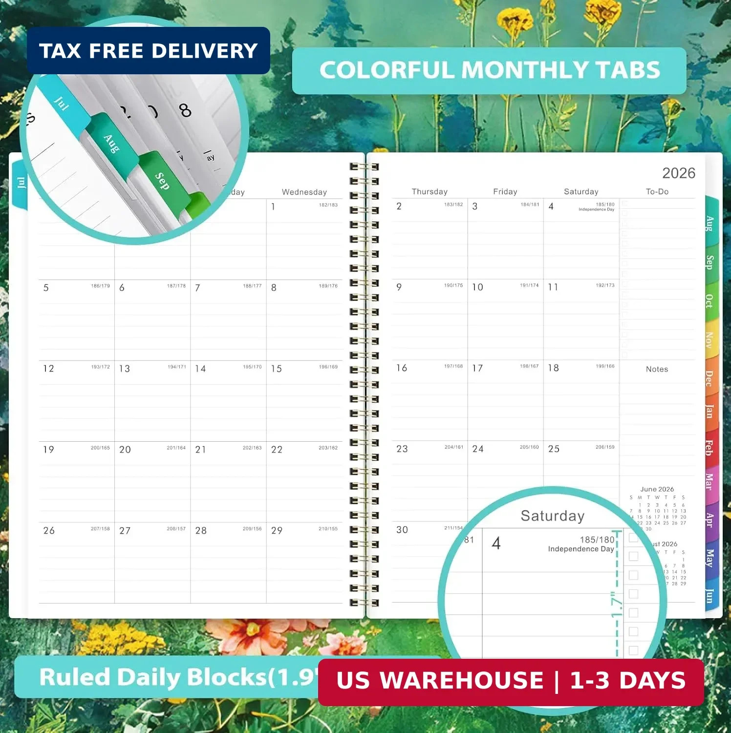 Planner 2026-2027 – 2026-2027 Planner Weekly and Monthly from Jul. 2026 – Jun. 2