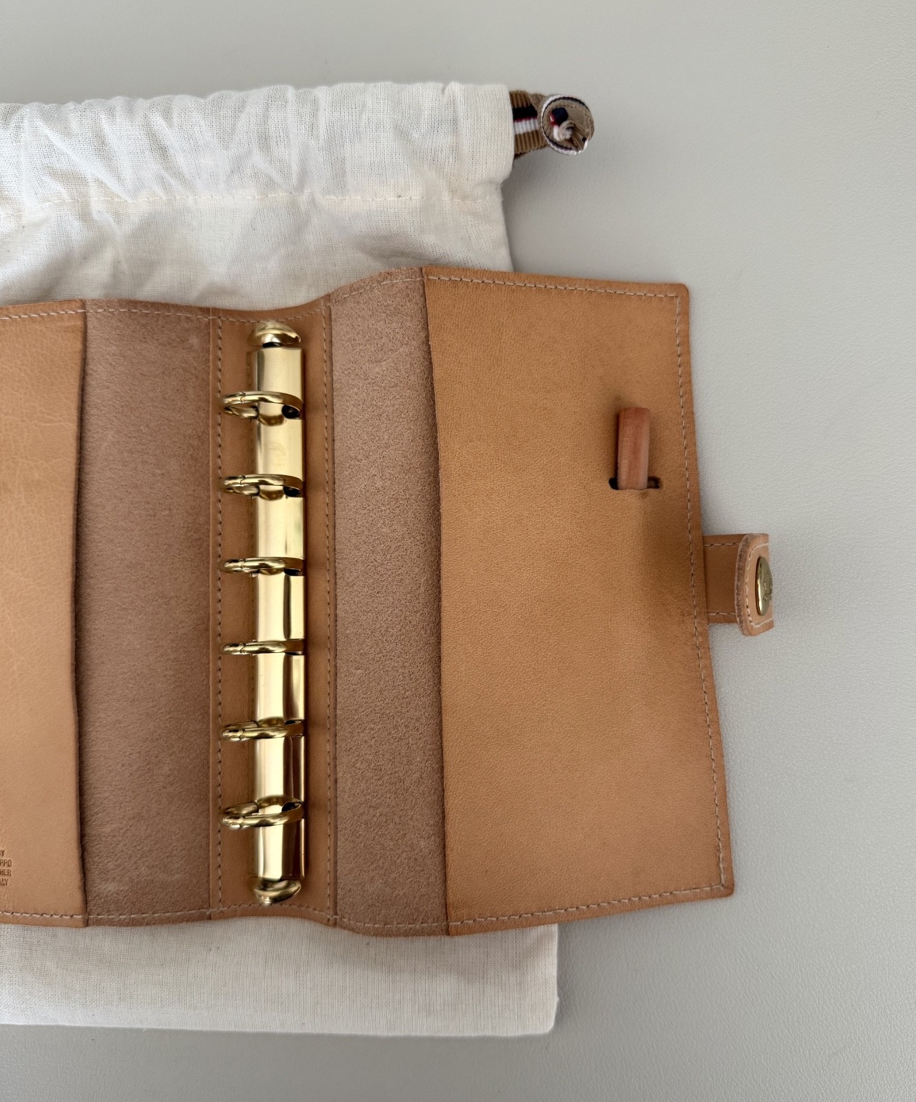 IL BISONTE A7(Pocket Size) Planner Cover in Color Natural