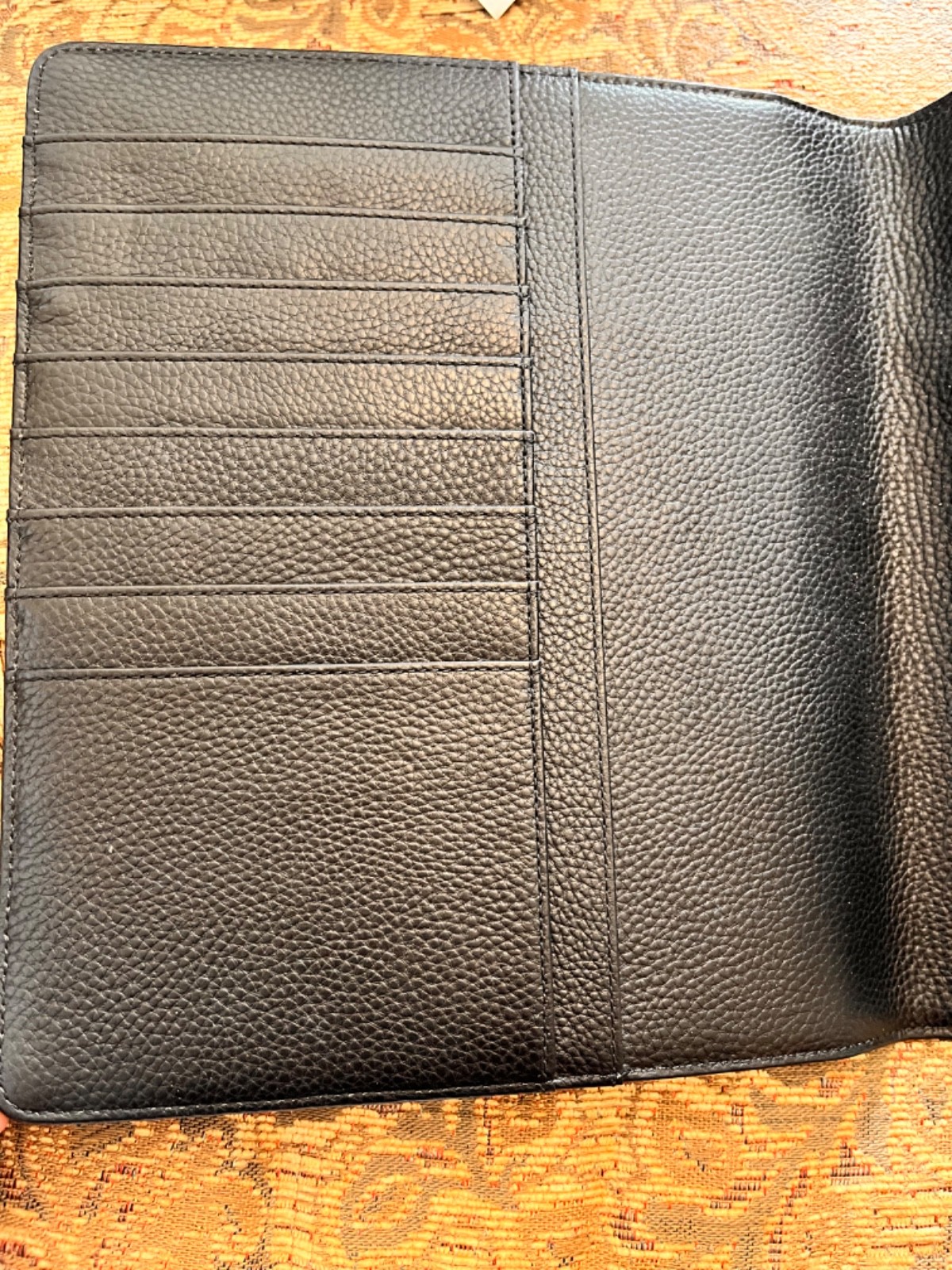Cloth and Paper A5 Folio Agenda (Black Quilted Leather)