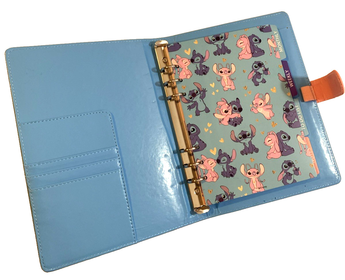 Disney STITCH & ANGEL Agenda Monthly Weekly To Do List Notes Lilo & Stitch Movie