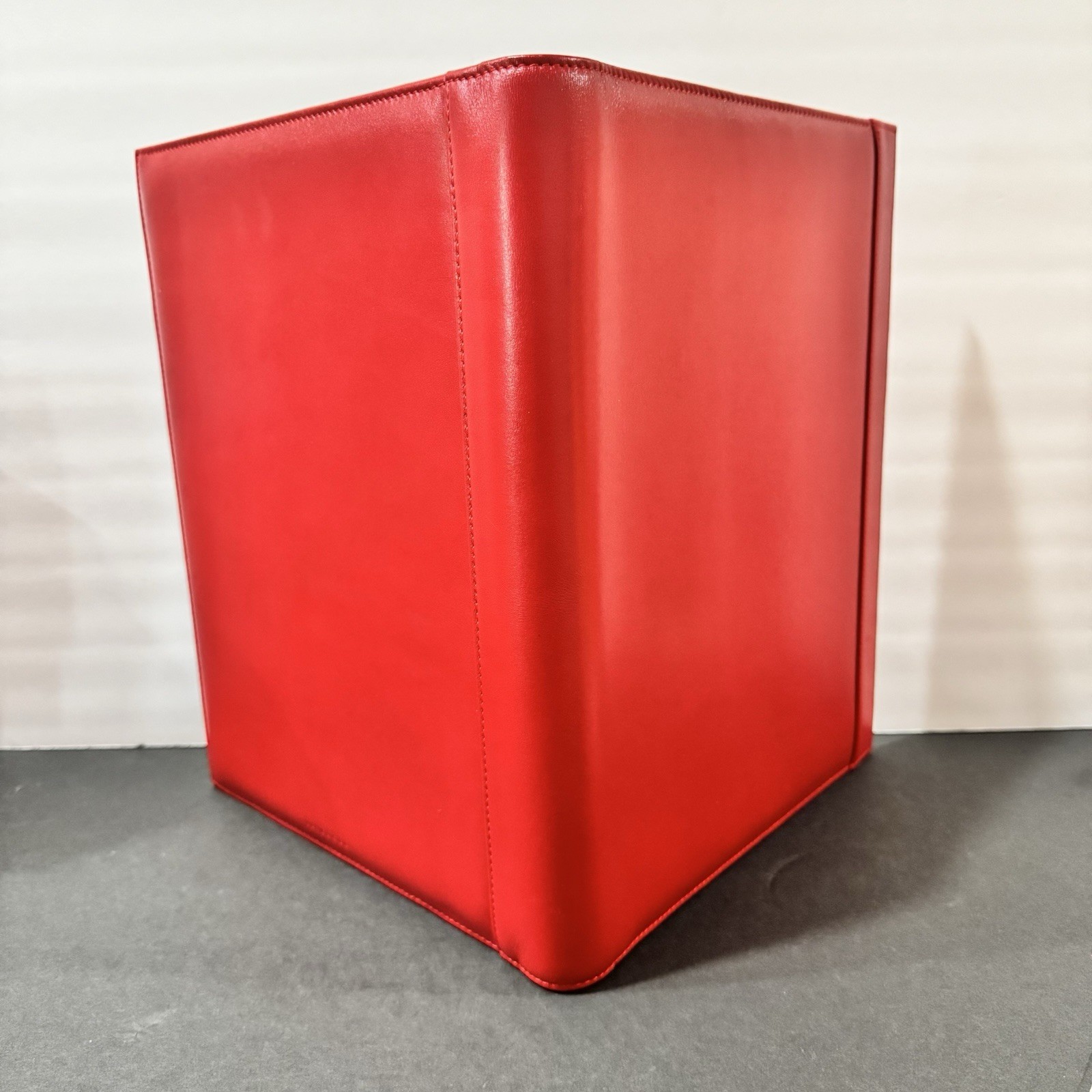 Levenger Red Leather Tyler Folio Executive Portfolio 12.5×10” NWOB Retail $170