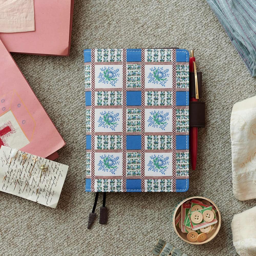 Hobonichi Techo Original (A6 size) notebook cover: Classic Fabrics/Wildflowers