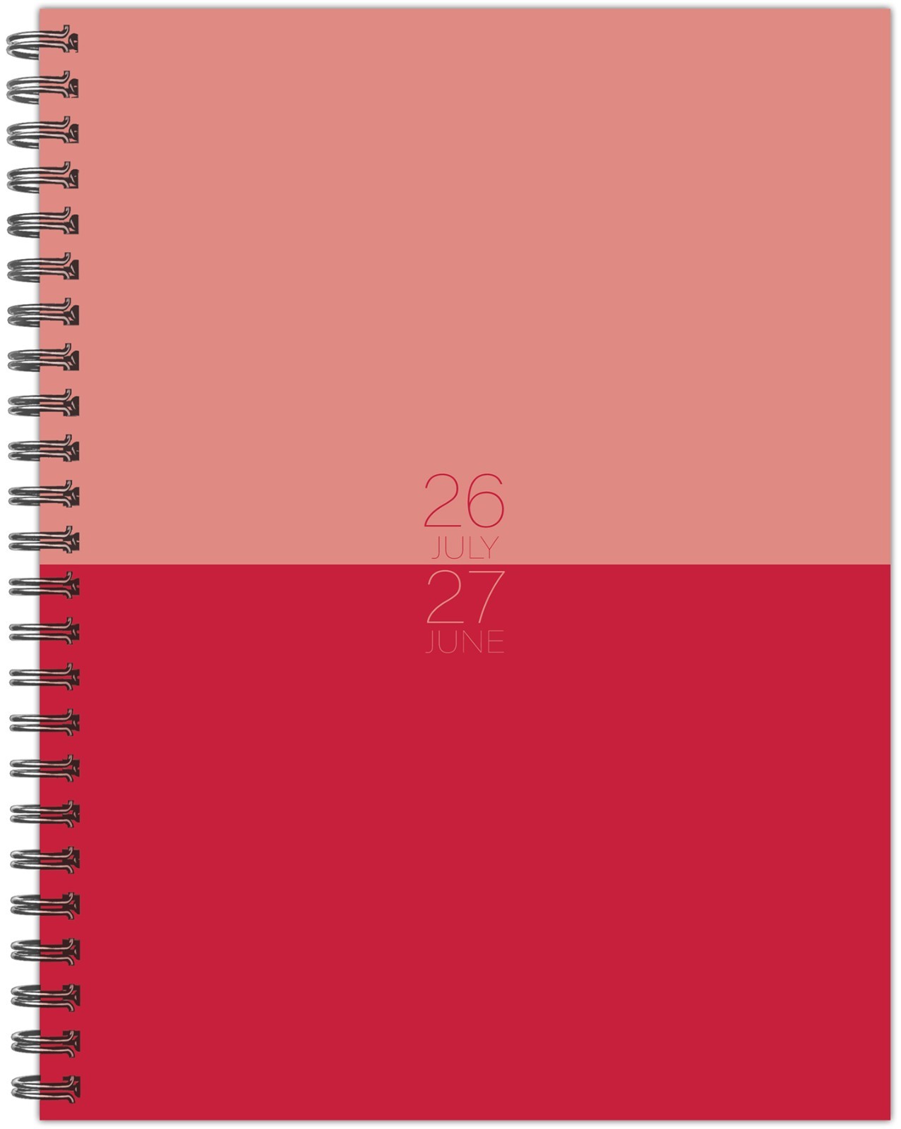 Pink Duotone Academic Year July 2026 – June 2027 6.5″ x 8.5″ Weekly Planner