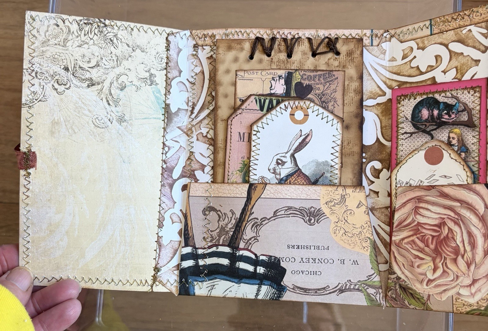 Junk Journal – “ Through The Curious Door” A Petite, Wonderful Keepsake