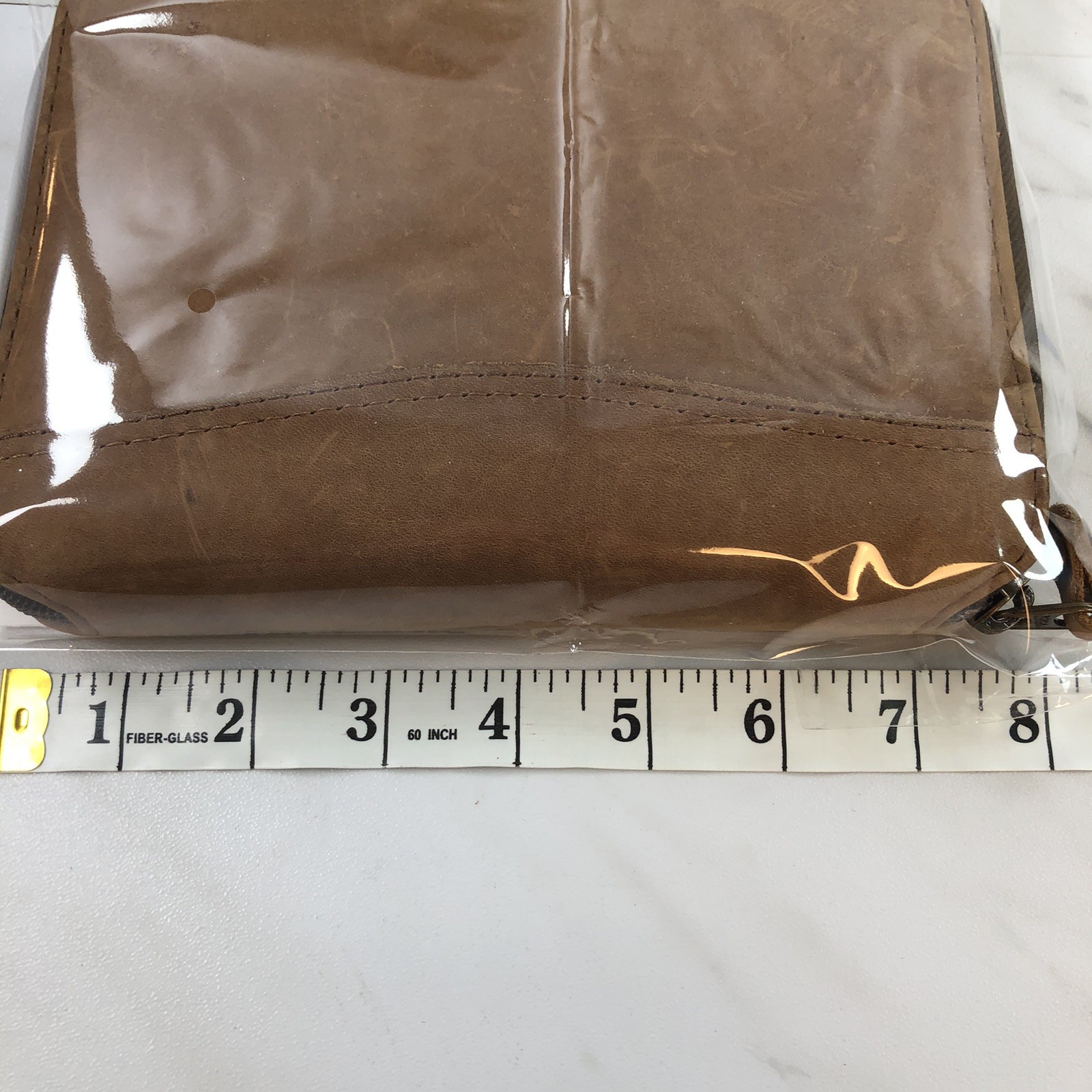 VTG Franklin Covey SpaceMaker Leather Pocket Planner 6 Ring Binder Brown 1996