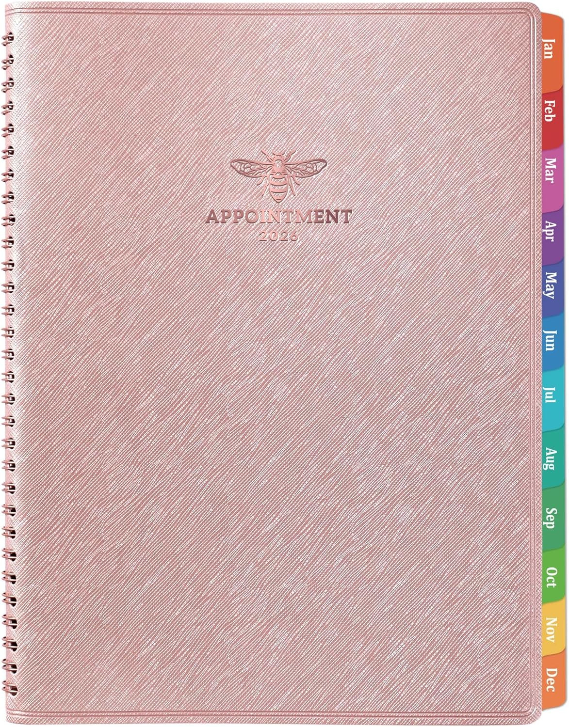 Appointment Planner 2026 from Jan. 2026 – Dec. 2026 9″ x 11″, Daily/Hourly Plann
