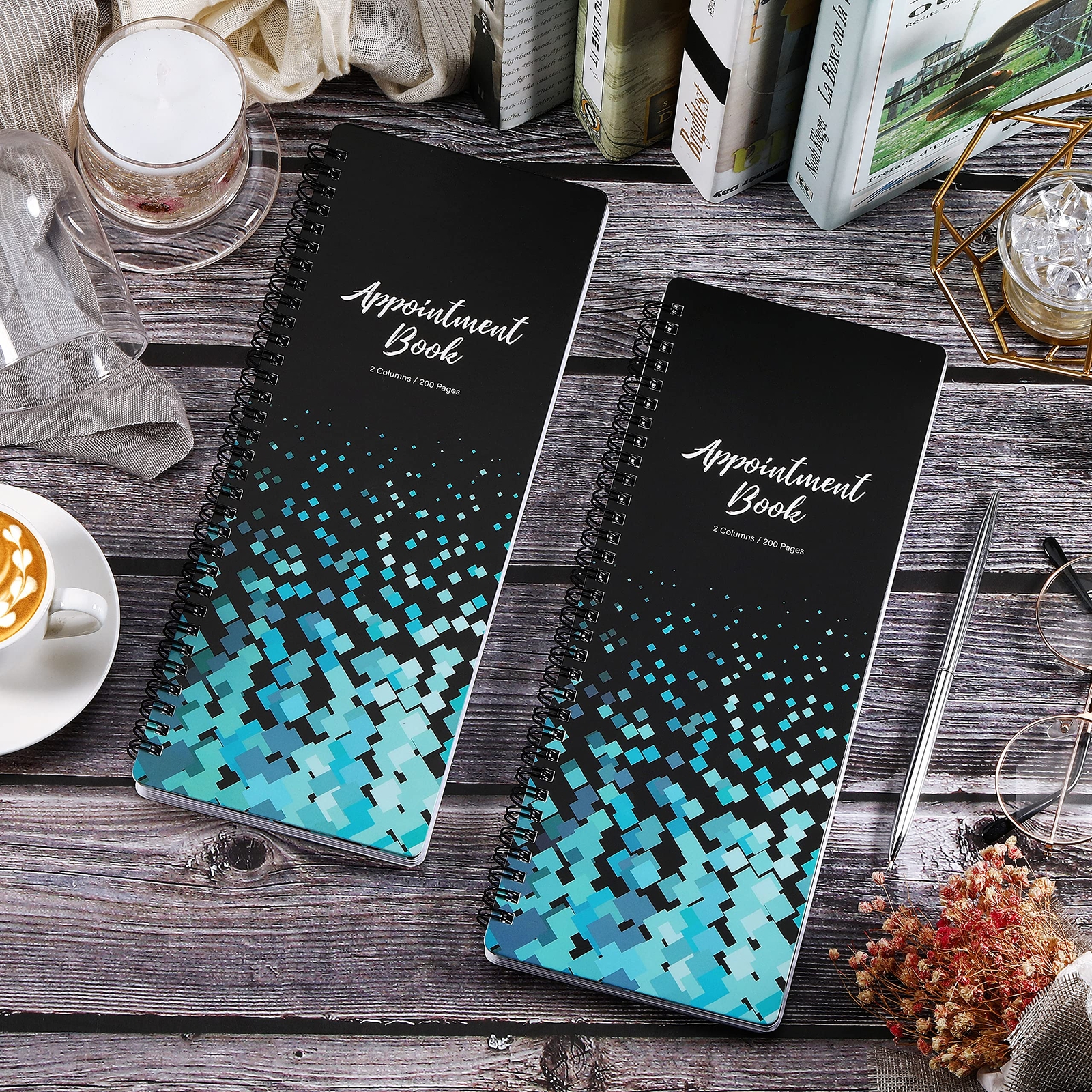 Salon Appointment Book Twin Wire Binding Schedule Book Planner for Hair Stylist