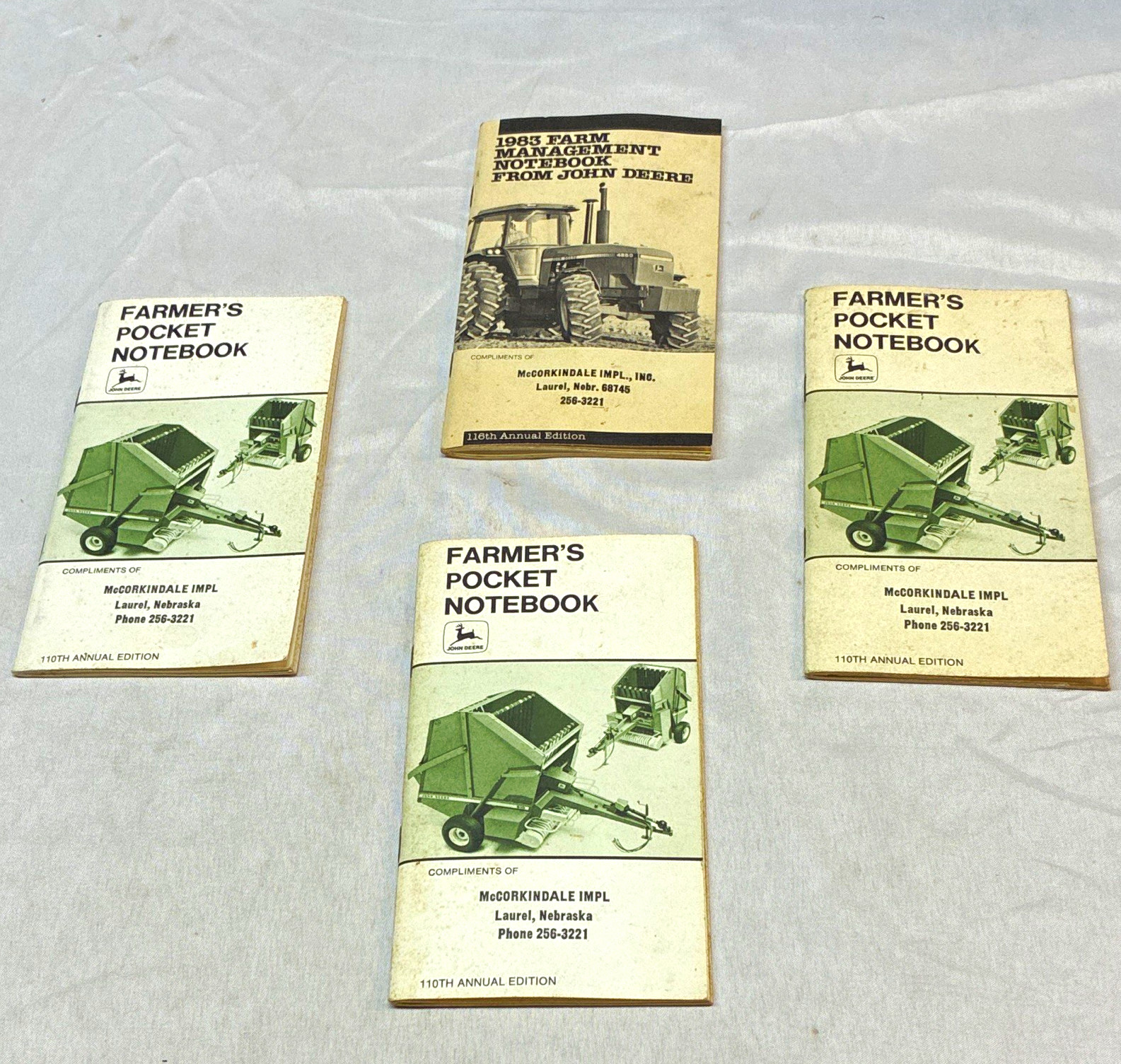 John Deere Farmer’s Pocket Notebooks Lot of 4, Never Used