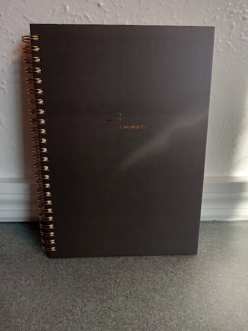 SET OF 3 Planner Journal 160 pages Hardback School Work Home Pink 8.5″ x 6.5″
