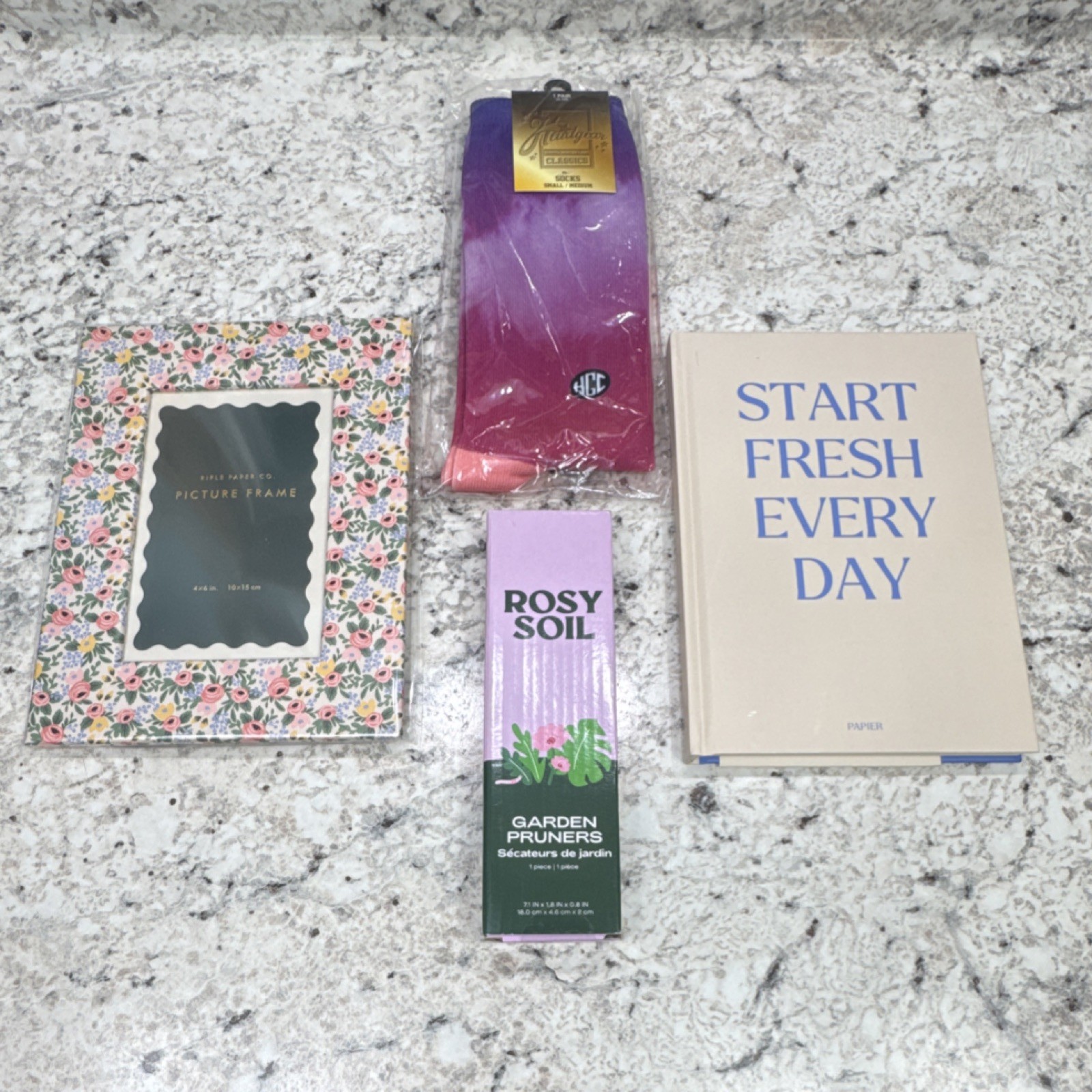 Bundle! Pruners- Productivity Planner-Socks-Picture Frame.